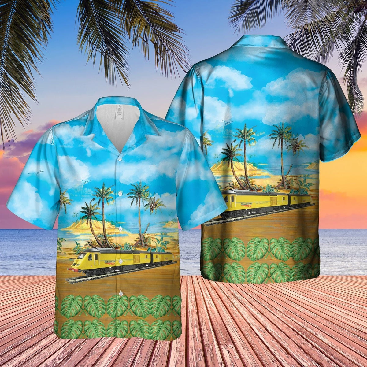 Network Rail Class 43 New Measurement Train Hawaiian Shirt