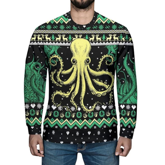 Octopus Xmas Christmas Ugly Sweater
