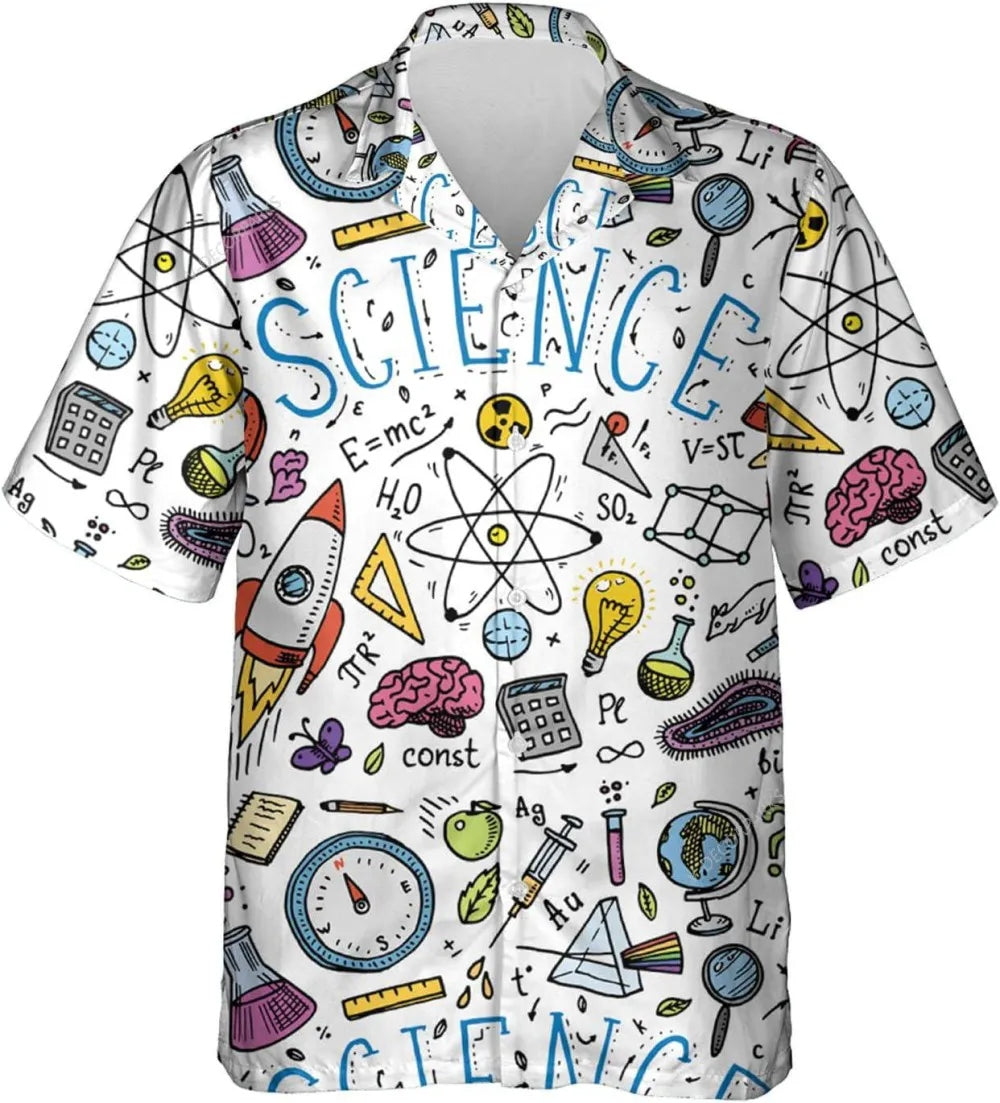 Physics Math Science Hawaiian Shirt