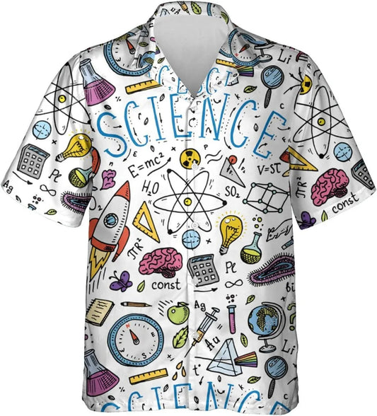 Physics Math Science Hawaiian Shirt