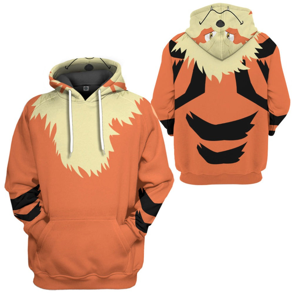 Pokemon Arcanine Cosplay Hoodie