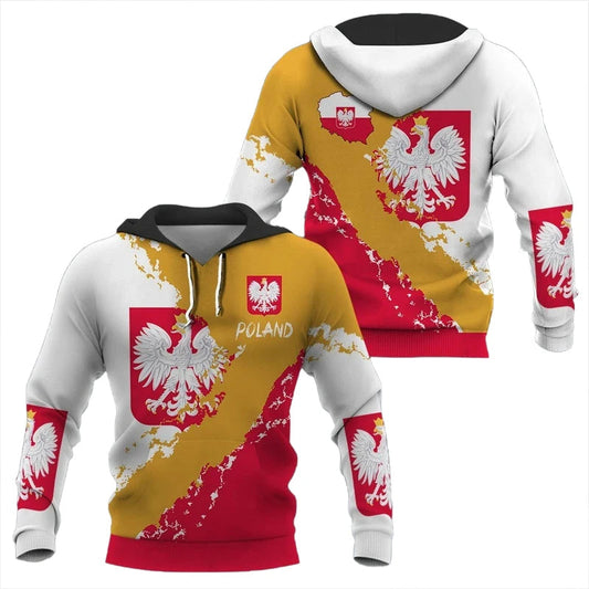 Poland Flag Hoodie