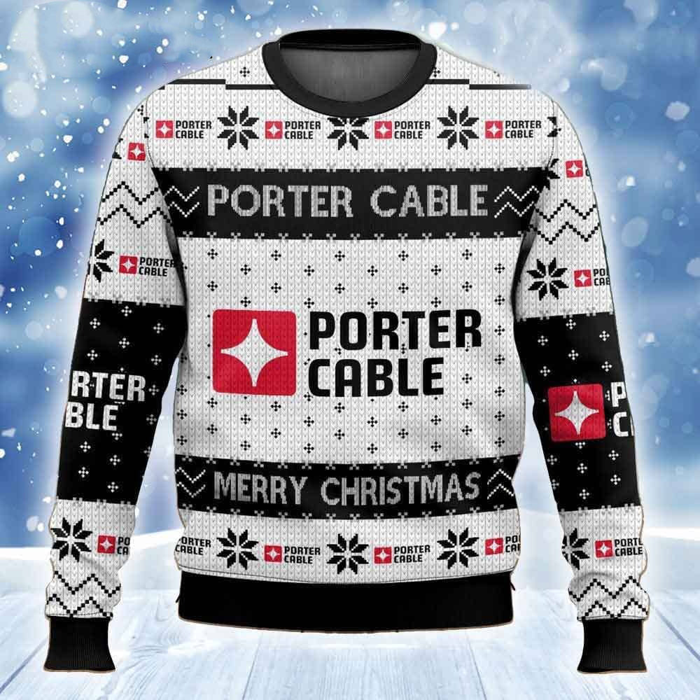 Porter Cable Tool Ugly Christmas Sweater