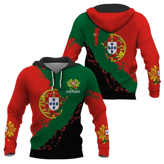 Portugal Flag Hoodie