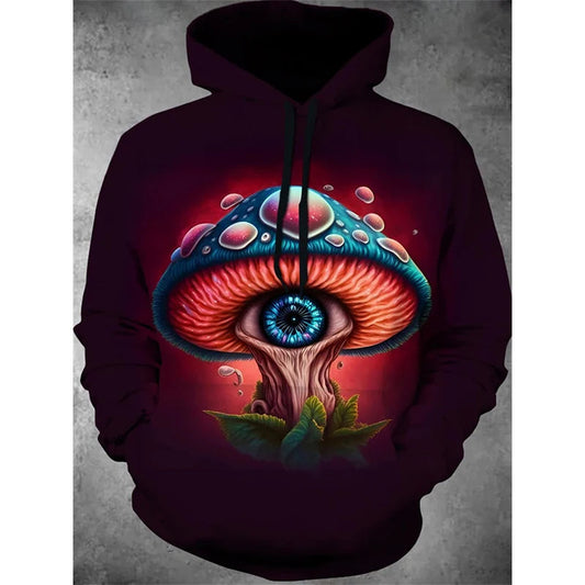 Psychedelic Mushroom Eye Hoodie