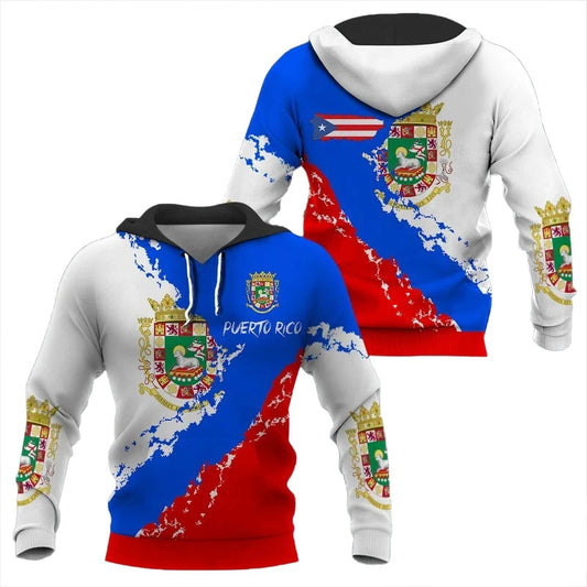 Puerto Rico Flag Hoodie