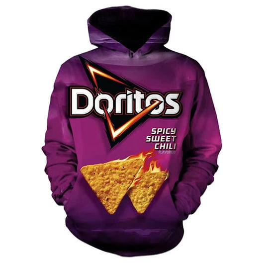 Purple Spicy Sweet Snacks Doritos Hoodie
