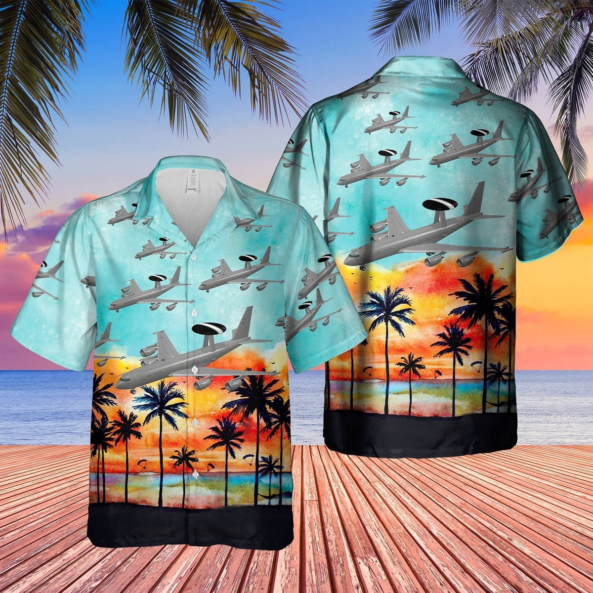 RAF Boeing E-3D Sentry AEW1 Hawaiian Shirt