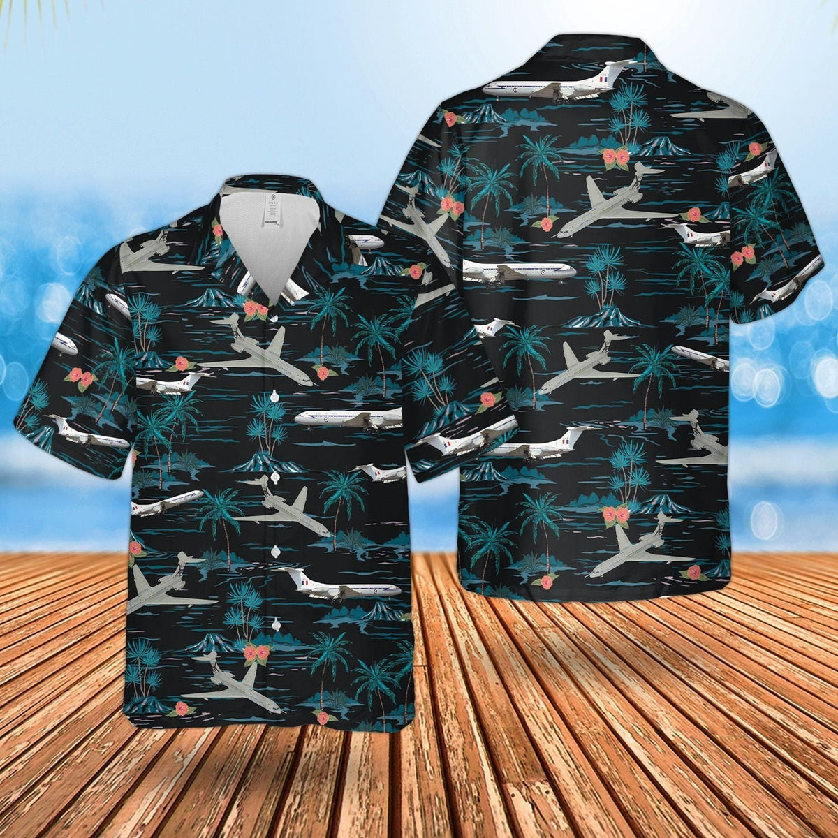 RAF Historical Vickers VC10 Hawaiian Shirt