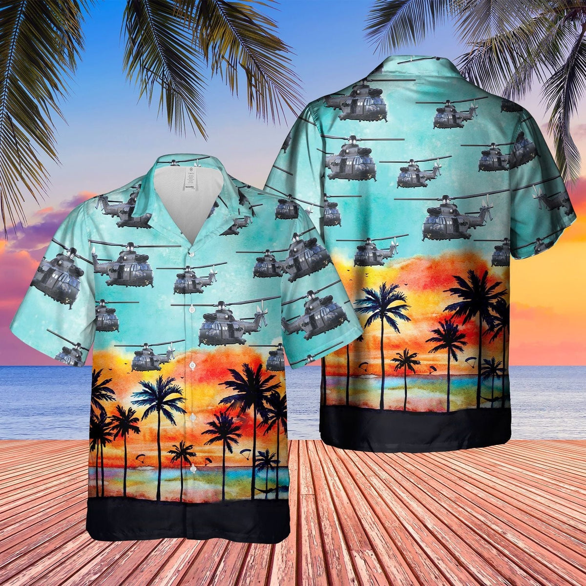 RAF The Puma HC Mk2 Hawaiian Shirt
