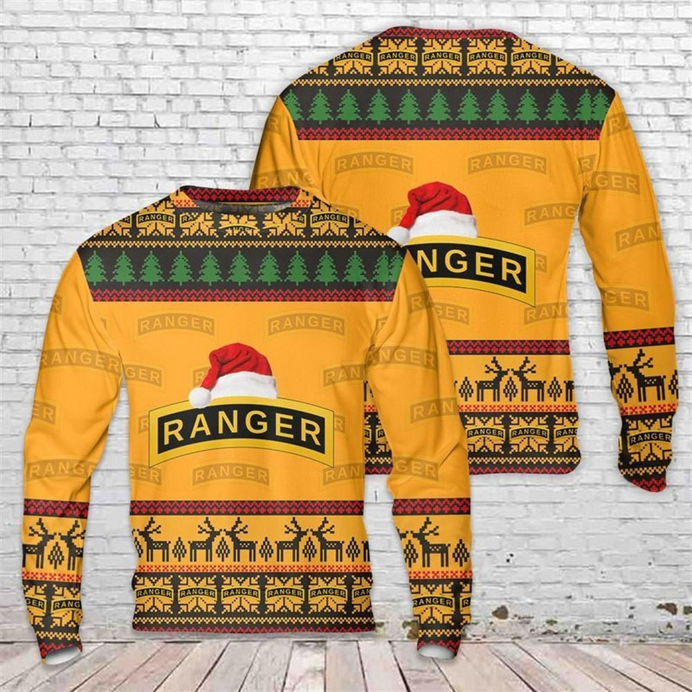 Ranger Tab Ugly Christmas Sweater