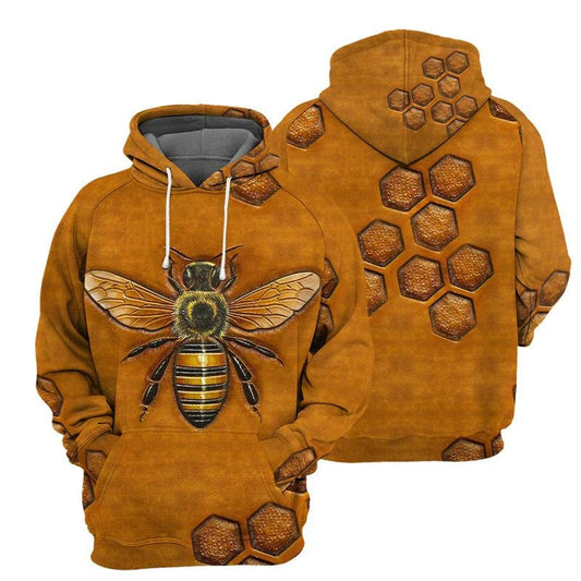 Realistic Honey Bee Hoodie