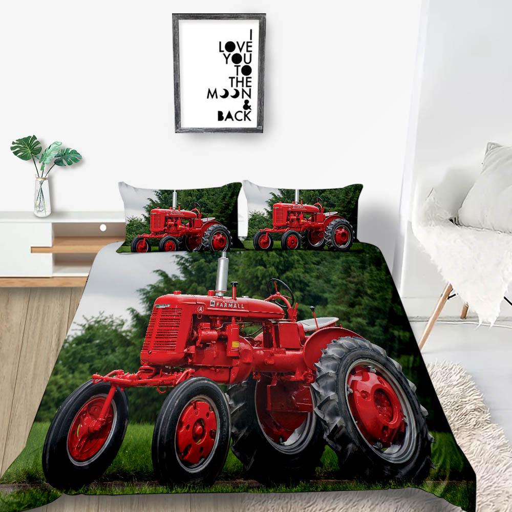 Red Farmall Tractor Bedding Set