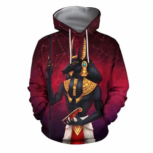 Red Anubis Hoodie