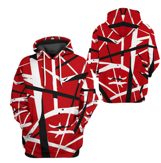 Red Frankenstrat Strings Hoodie