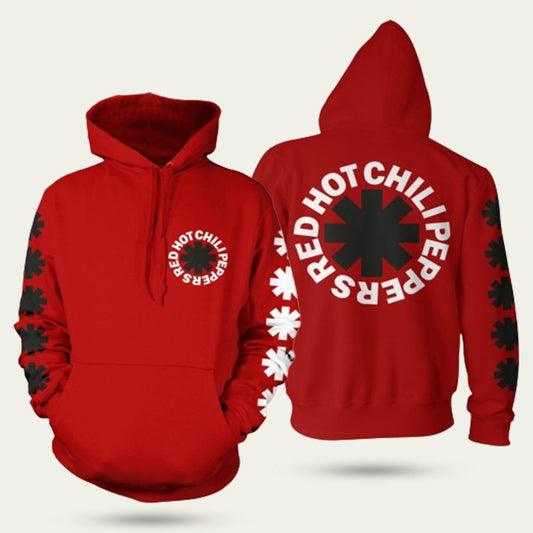 Red Hot Chili Peppers Red Hoodie