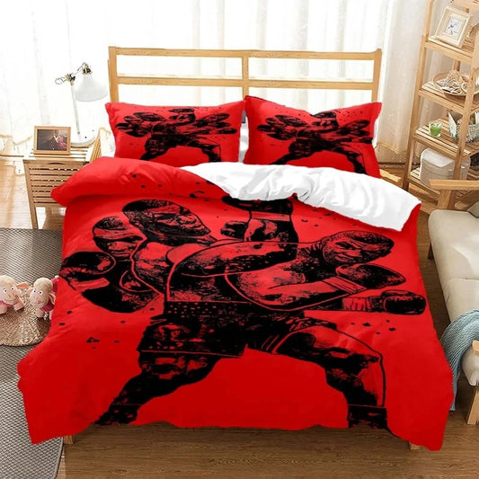 Red Mike Boxing Bedding Set