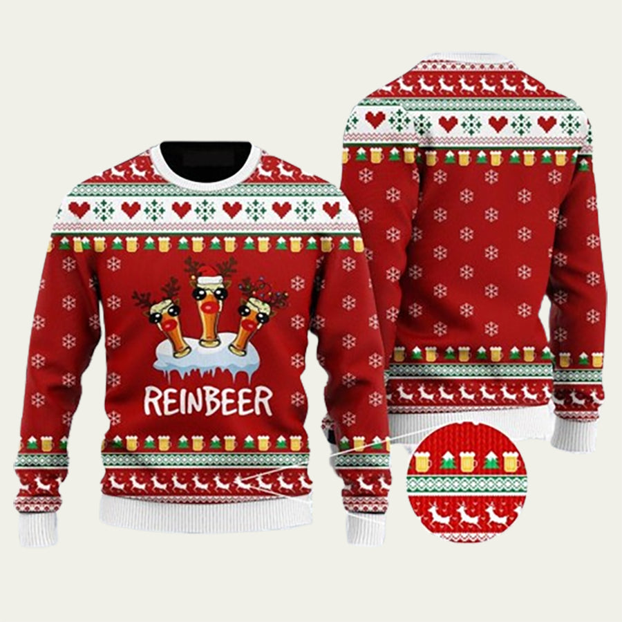 Reinbeer Ugly Christmas Sweater
