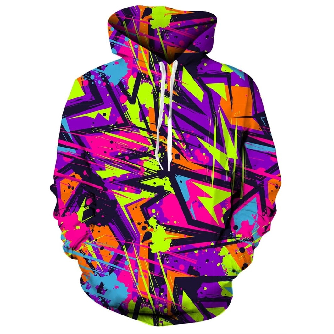 Retro Pattern 80s Hoodie