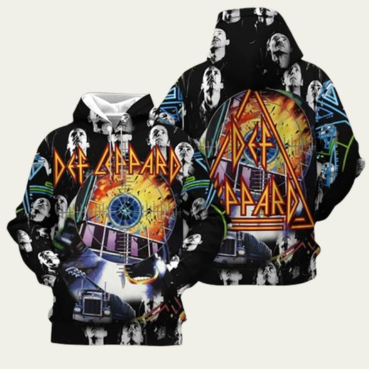Rock Band Def Leppard Hoodie