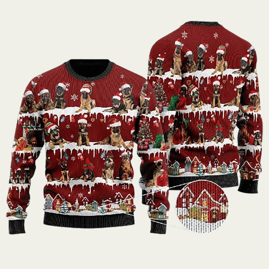 Rottweiler Ugly Christmas Sweater