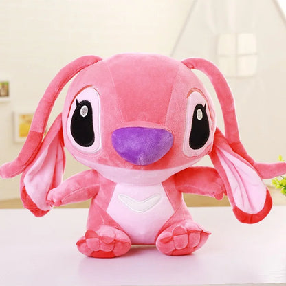 Blue & Pink Stitch Angel Plush Doll for Girl