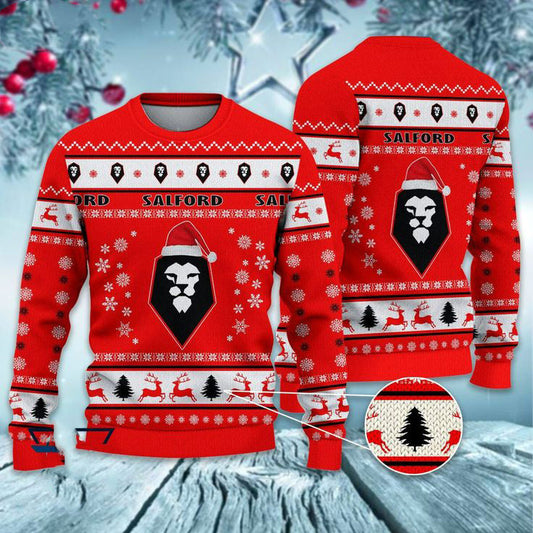 Salford City Football Christmas Ugly Sweater