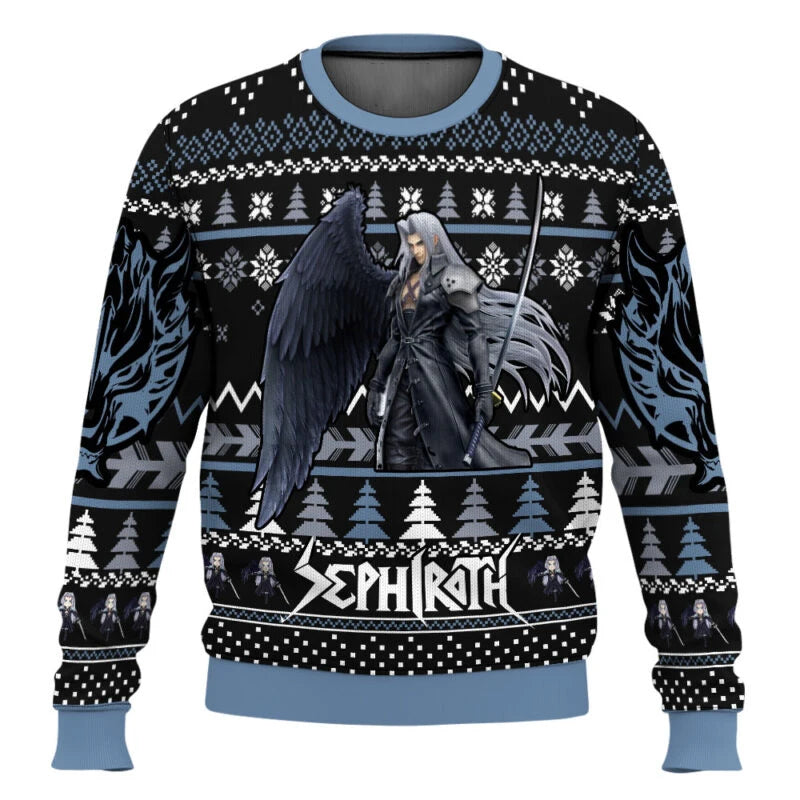 Sephiroth Final Fantasy Ugly Christmas Sweater