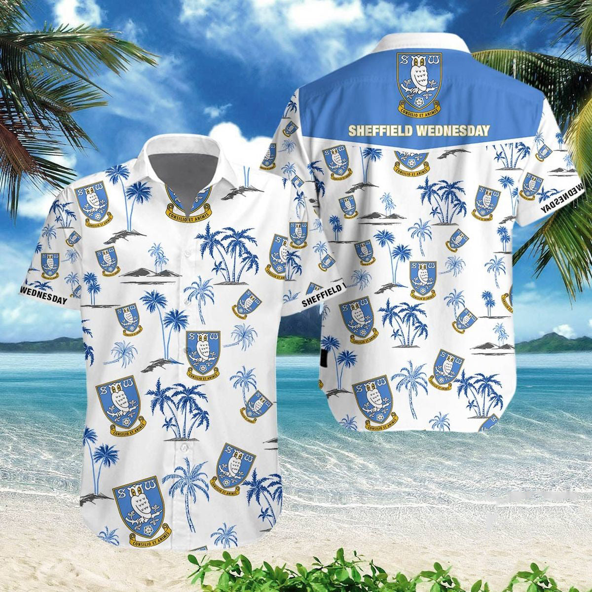 Sheffield Wednesday F.C Hawaiian Shirt