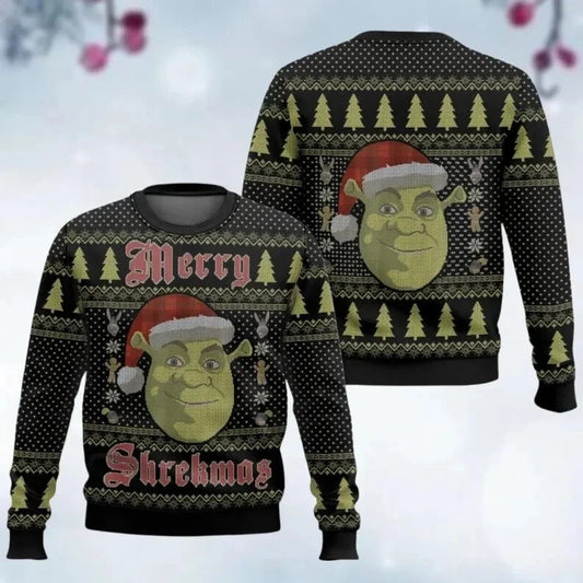 Shrek Merry Shrekmas Ugly Christmas Sweater