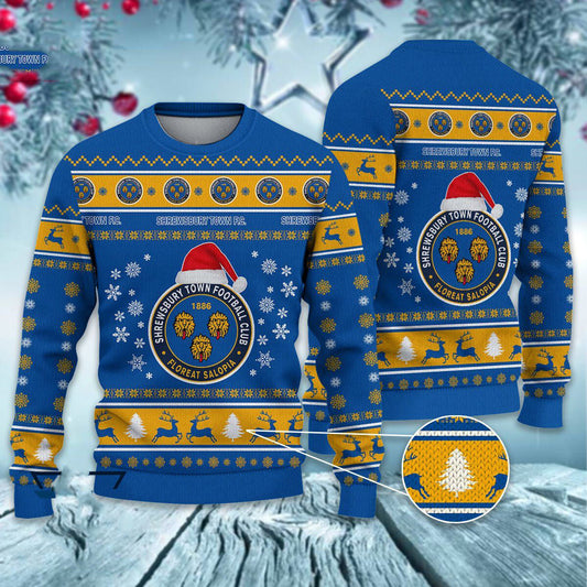 Shrewsbury Town Christmas Ugly Sweater