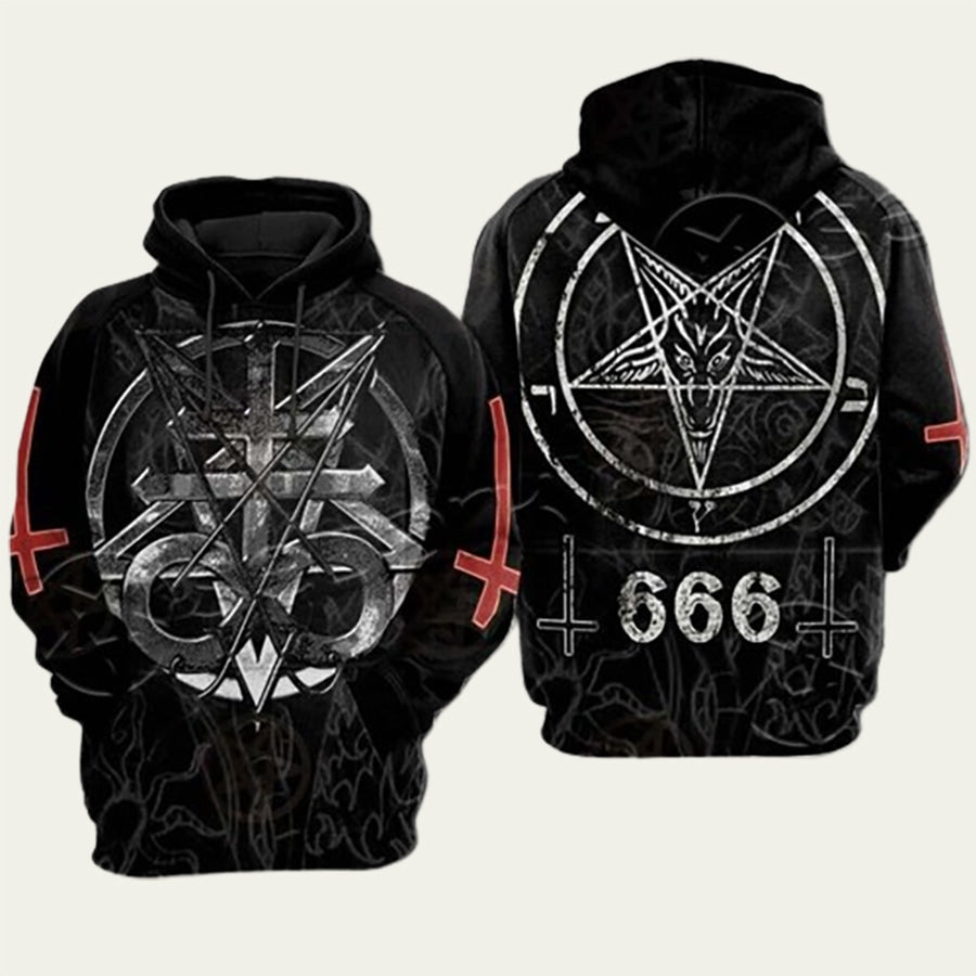 Sigil Of Baphomet 666 Hoodie