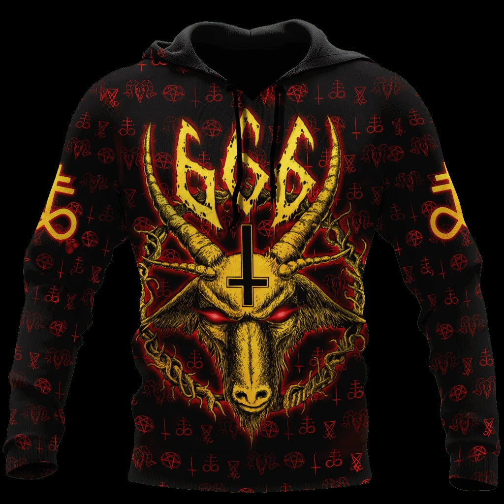 Skull Satanic Devil Hoodie