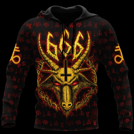 Skull Satanic Devil Hoodie