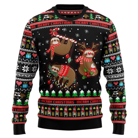 Sloth Merry Christmas Ugly Sweater