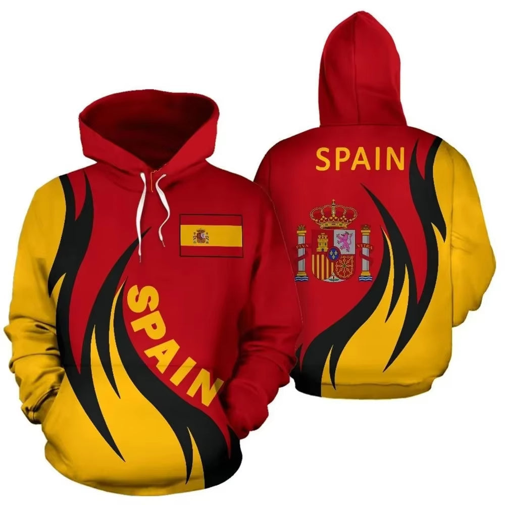 Spain Flag Hoodie