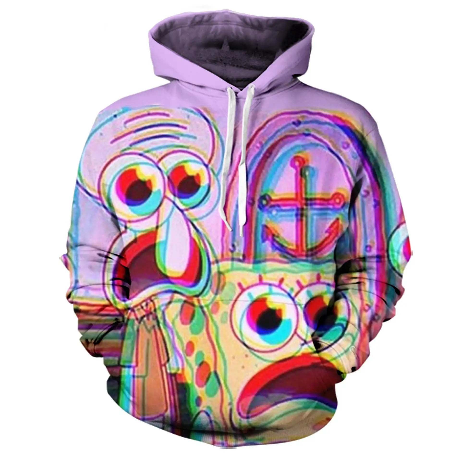 Spongebob Squarepants Squidwaword Tentacles Trippy Hoodie