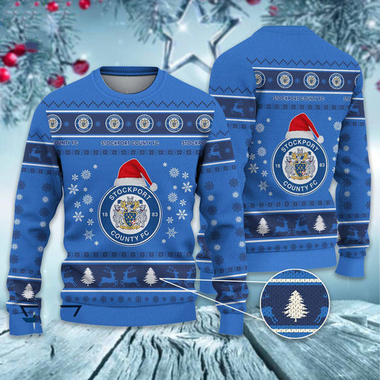 Stockport County Christmas Ugly Sweater