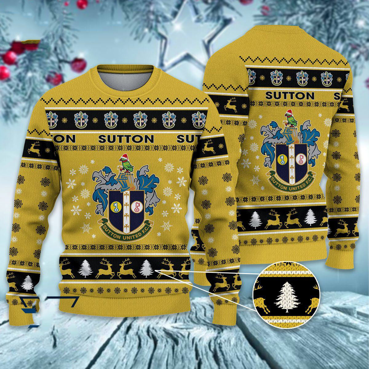 Sutton United Christmas Ugly Sweater