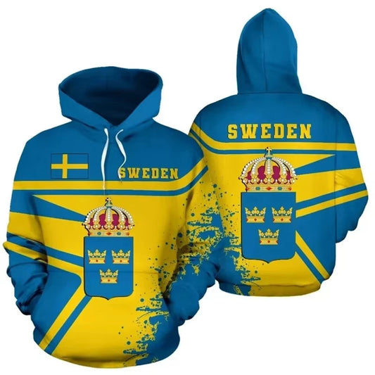 Sweden Flag Hoodie