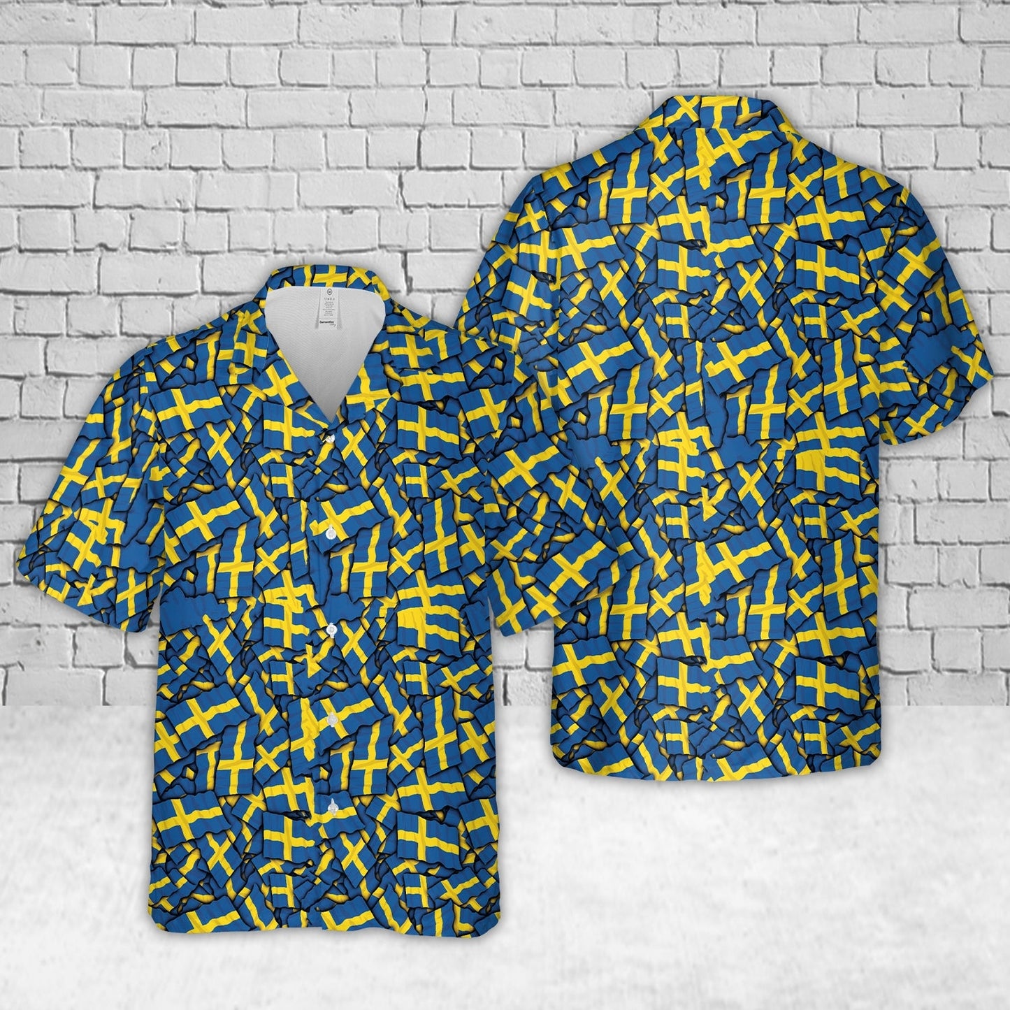 Sweden Special Flag Hawaiian Shirt