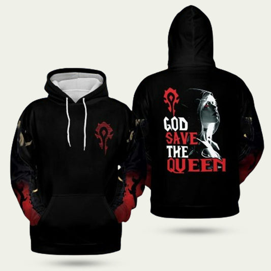 Sylvanas Windrunner God Save The Queen Hoodie