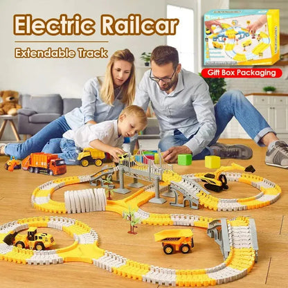 Construction Vehicle Track Toy For Children