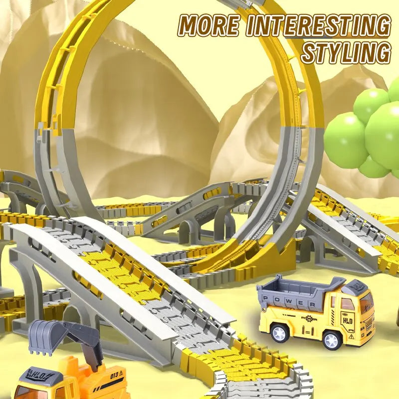 Construction Vehicle Track Toy For Children