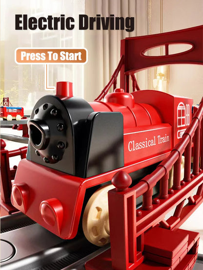 Electric Assembling Rail Train Boy Track Toy