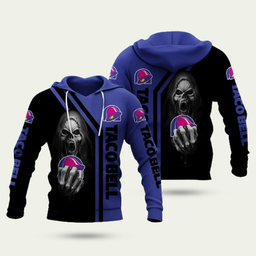 Taco Bell Skull Hoodie