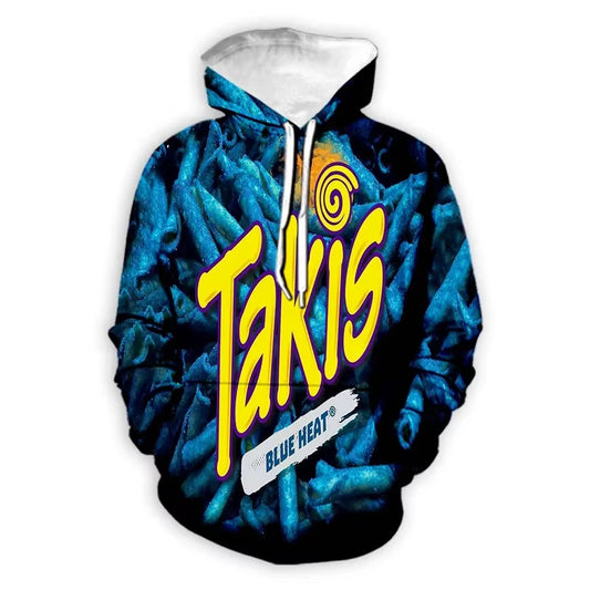 Takis Blue Heat Chip 3D Hoodie