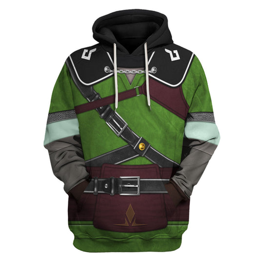 Tears Of The Kingdom Knights of Skyloft Green Hoodie