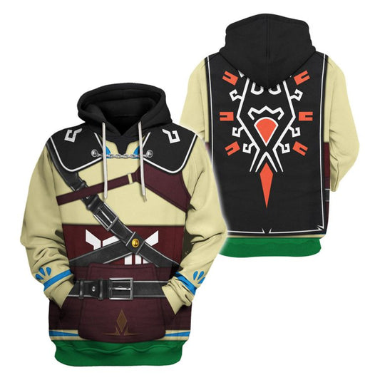 Tears Of The Kingdom Skyloft Uniform Skyward Sword Hoodie