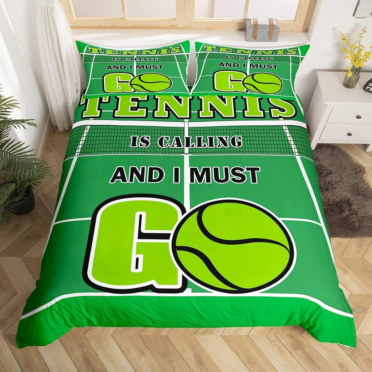 Tennis Is Calling And I Must Go Bedding Set